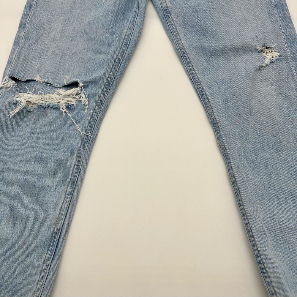 AGOLDE‎ Riley Hi Rise Straight Crop Jean Light Wash Size 25 - Picture 5 of 13
